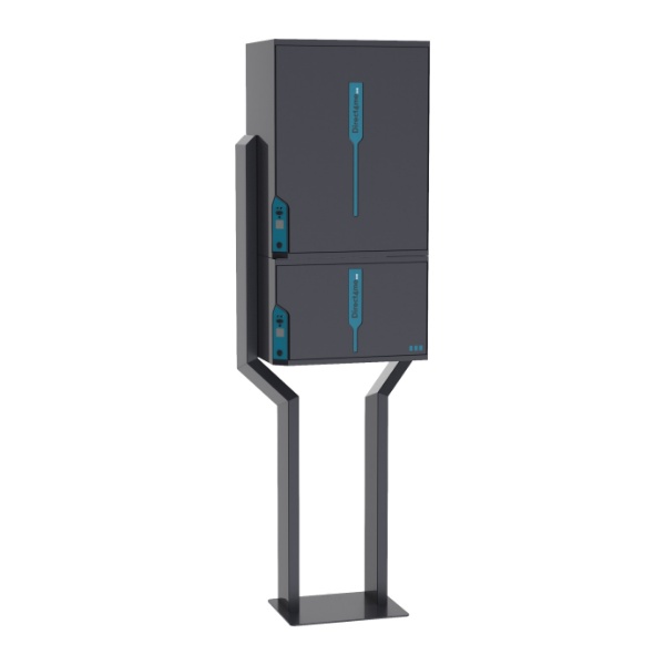 Picture of Velik hišni paketnik s stojalom 1x160L + 1x80L