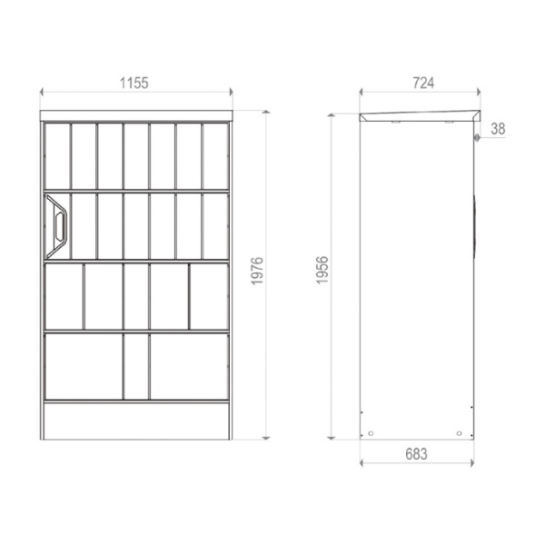 Picture of Paketomat z 21 predali